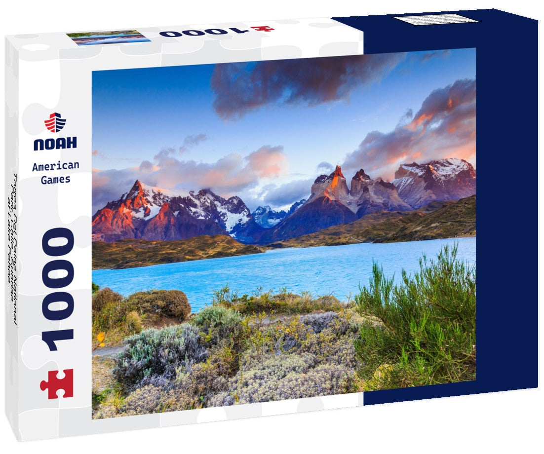 Noah Jigsaw Puzzle Torres Del Paine National Park, Chile. Sunrise at Lake Pehoe 1000 pieces