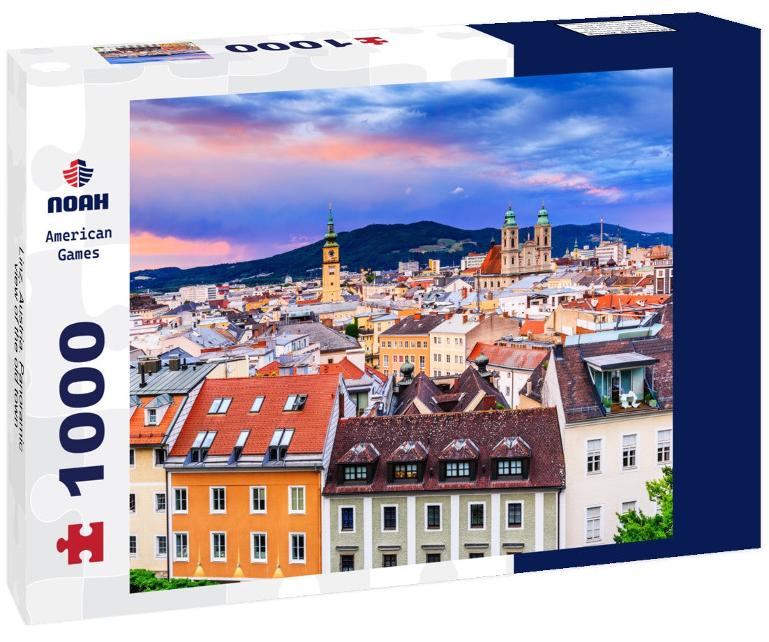 Noah Jigsaw Puzzle Linz, Austria. Panoramic view of the old town 1000 pieces