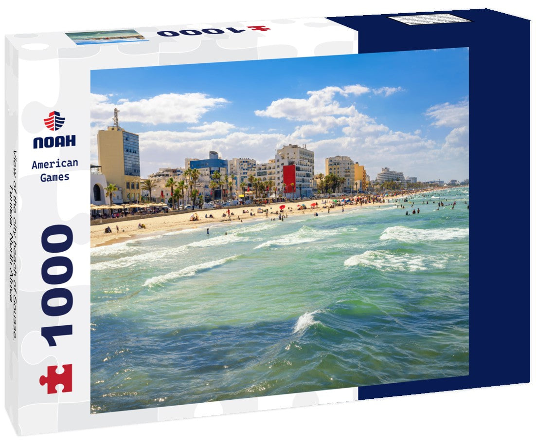Noah Jigsaw Puzzle View of the city beach of Sousse. Tunisia, North Africa 1000 pieces
