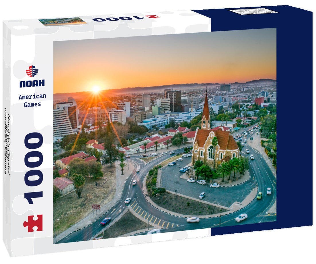Noah Jigsaw Puzzle Namibia's Capital at Sunset - Windhoek, Namibia 1000 pieces