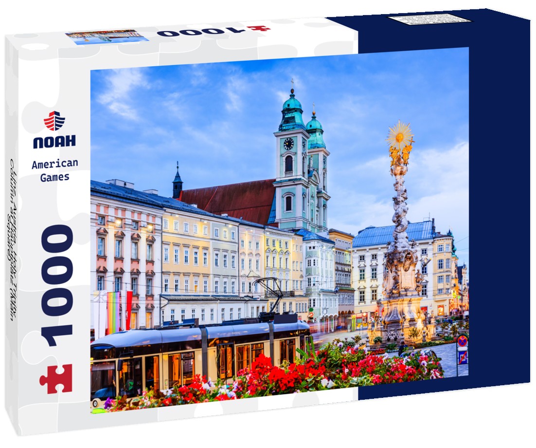 Noah Jigsaw Puzzle Linz, Austria. Holy Trinity Column at Hauptplatz (Main Square) 1000 pieces