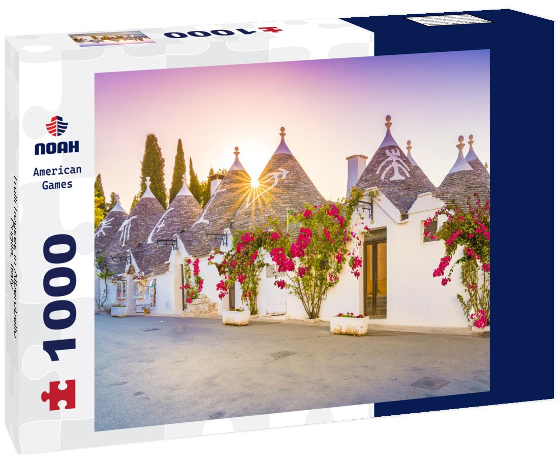 Noah Jigsaw Puzzle Trulli houses in Alberobello, Puglia, Italy 1000 pieces