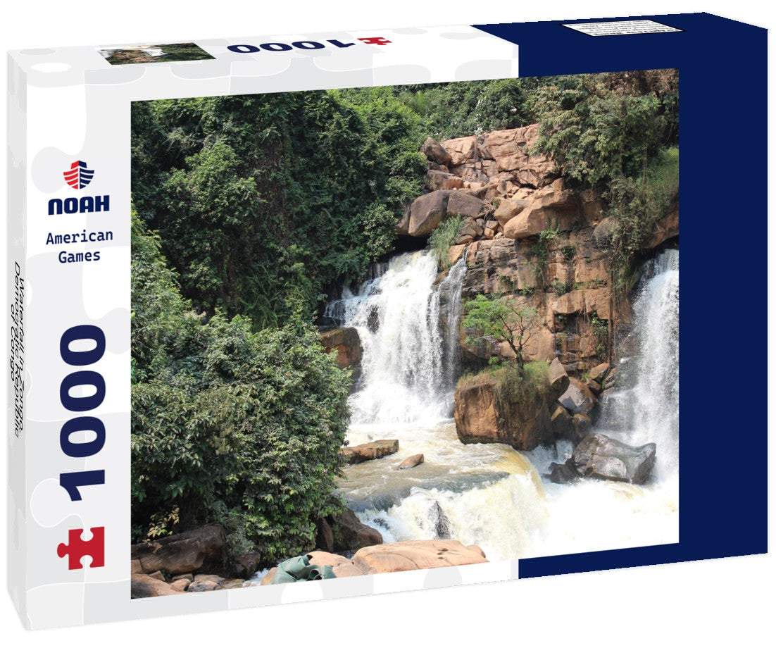Noah Jigsaw Puzzle Waterfall in Zongo. Democratic Republic of Congo 1000 pieces
