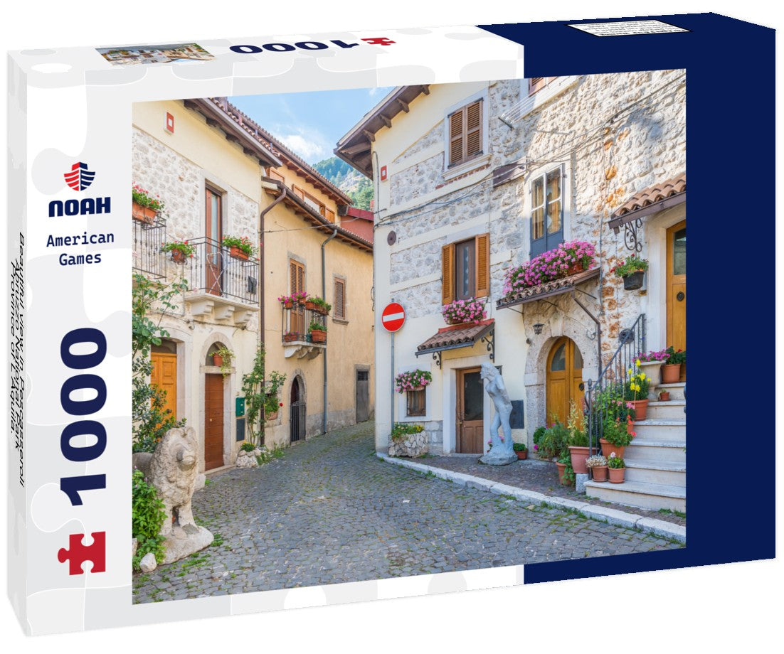 Noah Jigsaw Puzzle Beautiful view in Pescasseroli, Abruzzo National Park, Province of L'Aquila. Italy 1000 pieces