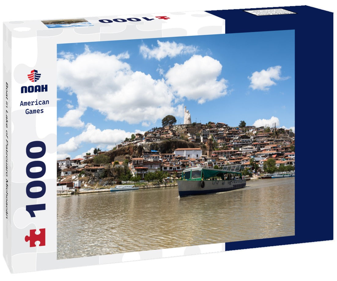 Noah Jigsaw Puzzle Boat in Lake of Patzcuaro Michoacán 1000 pieces