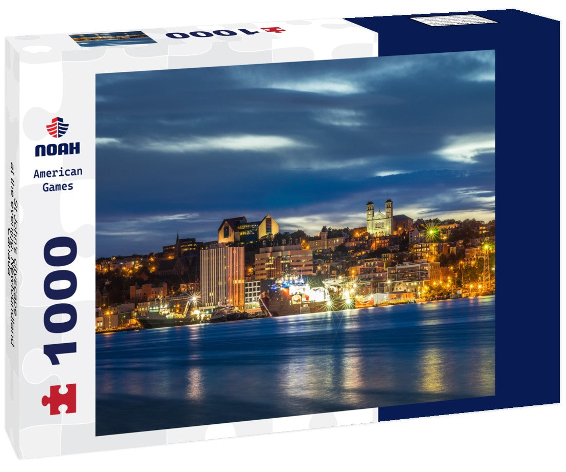 Noah Jigsaw Puzzle St John's cityscape at the evening, Newfoundland, Canada 1000 pieces
