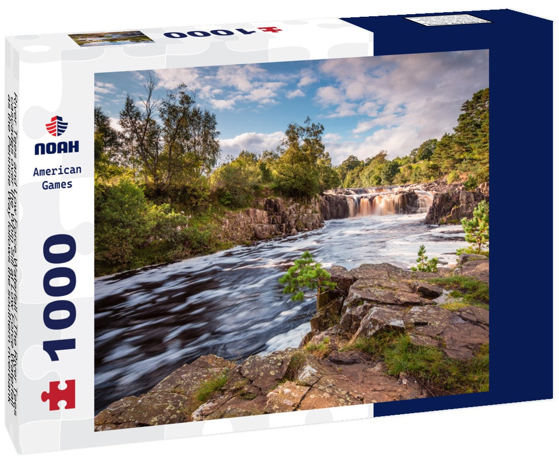 Noah Jigsaw Puzzle River Tees and Low Force Waterfall / The River Tees cascades over the Whin Sill at Low Force Waterfall, as the Pennine Way follows the southern riverbank 1000 pieces