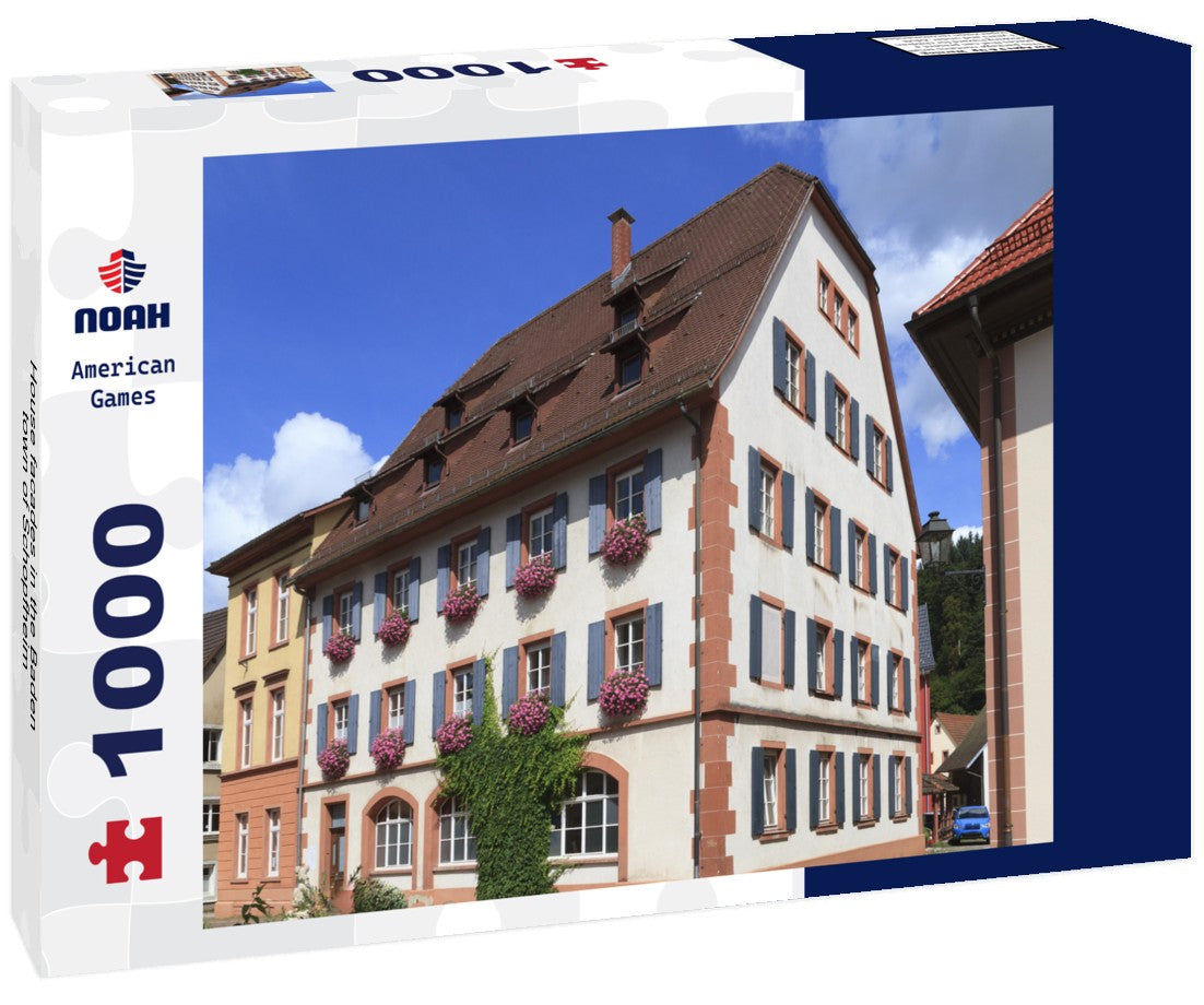 Noah Jigsaw Puzzle House facades in the Baden town of Schopfheim 1000 pieces