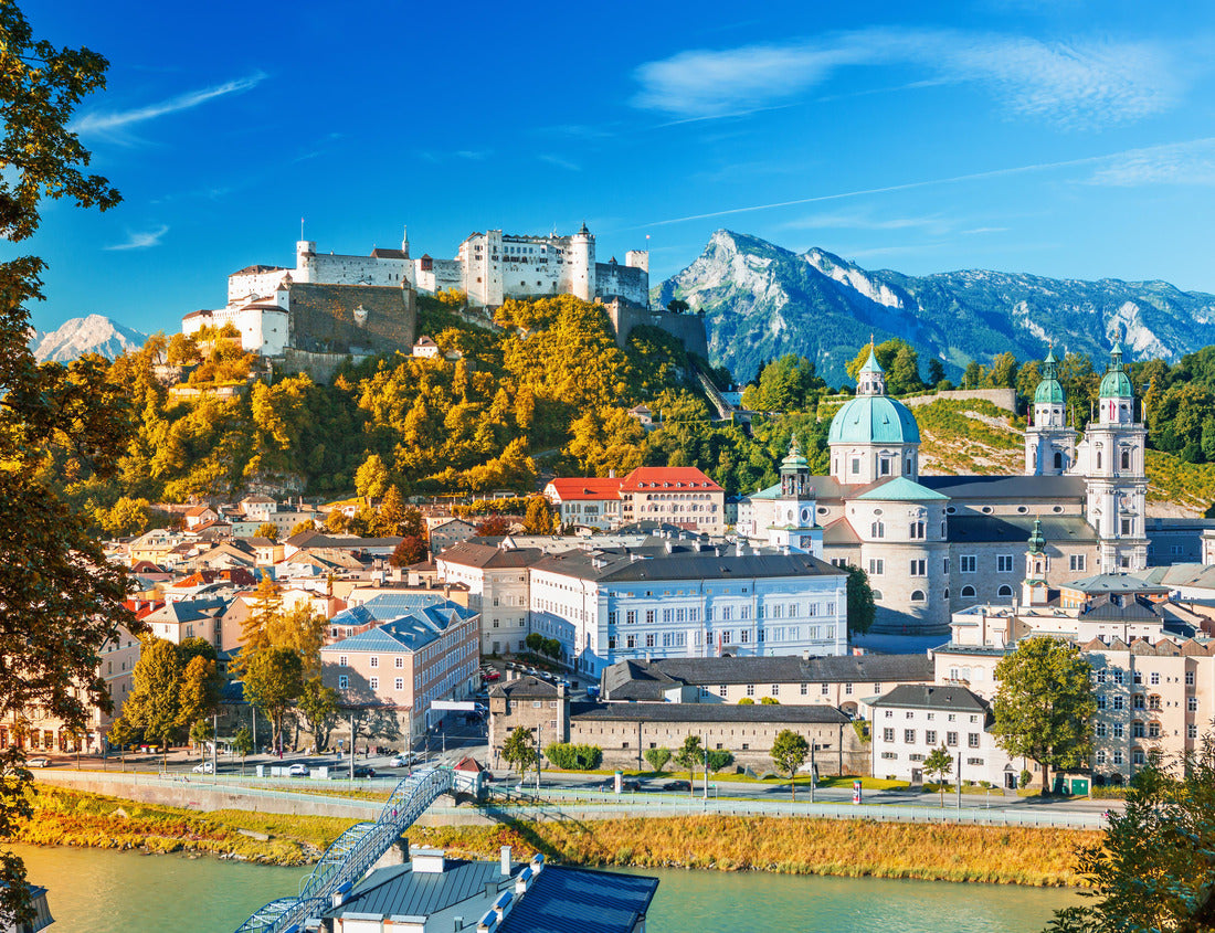 Noah Jigsaw Puzzle Beautiful view of Salzburg skyline with Hohensalzburg Fortress in summer, Salzburg, Austria 1000 pieces
