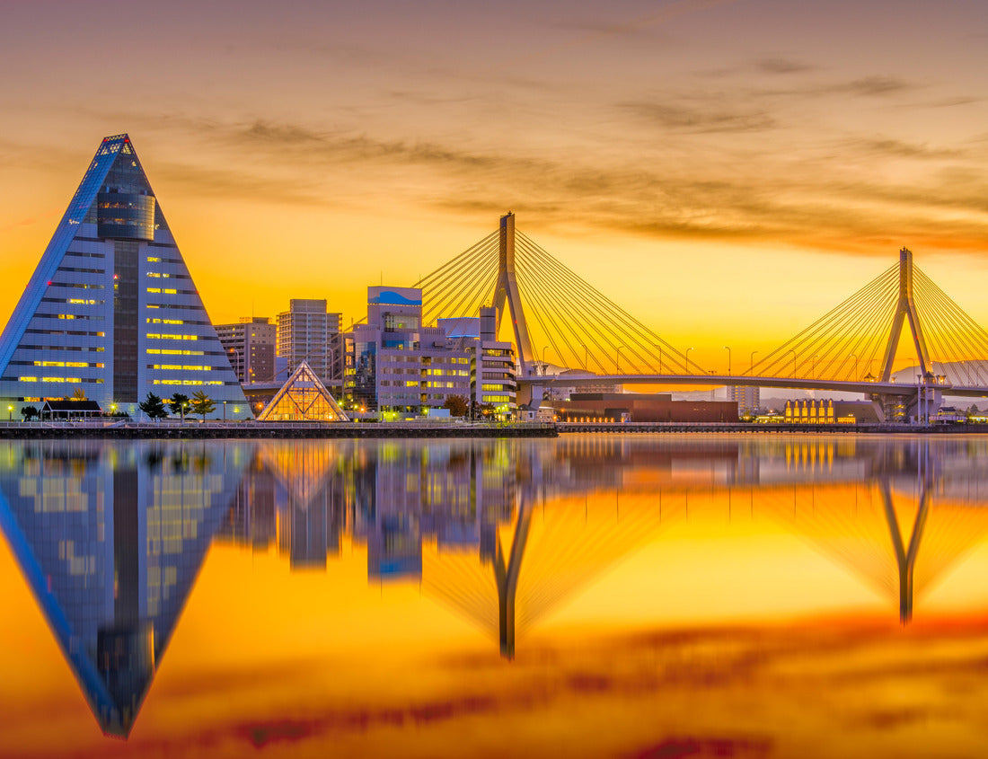 Noah Jigsaw Puzzle Aomori City, Japan skyline at night 1000 pieces