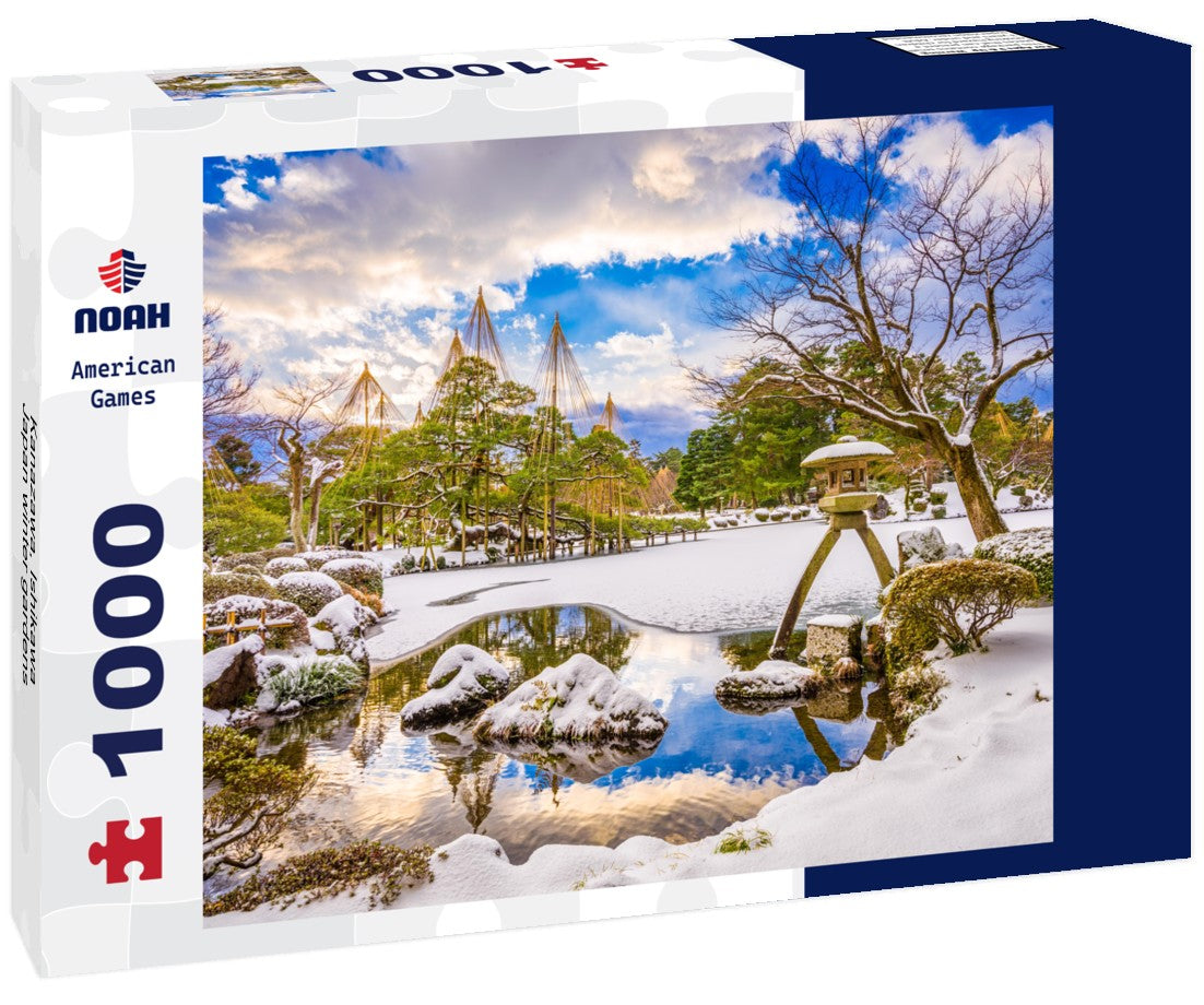 Noah Jigsaw Puzzle Kanazawa, Ishikawa, Japan winter gardens 1000 pieces