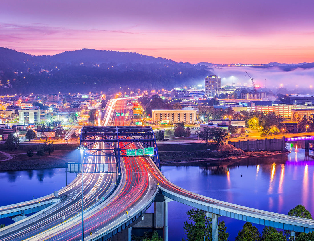 Noah Jigsaw Puzzle Charleston, West Virginia, USA skyline at dawn 1000 pieces