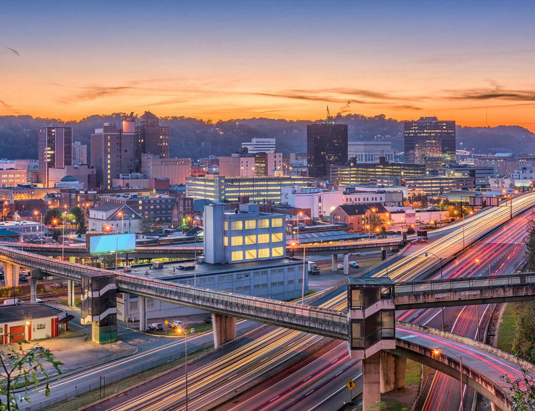 Noah Jigsaw Puzzle Charleston, West Virginia, USA skyline at twilight 1000 pieces