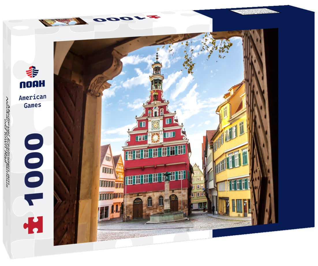Noah Jigsaw Puzzle Medieval Esslingen am Neckar, Germany, famous old town hall 1000 pieces