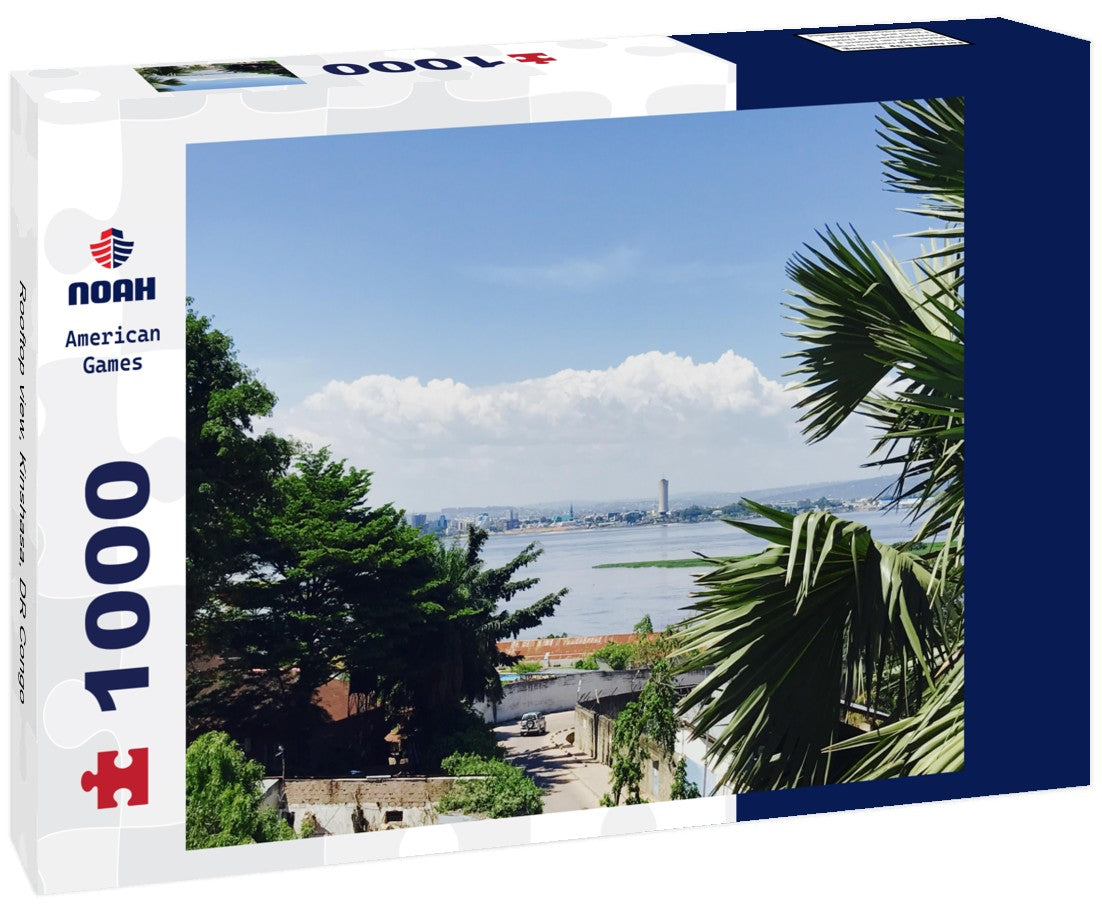 Noah Jigsaw Puzzle Rooftop view, Kinshasa, DR Congo 1000 pieces