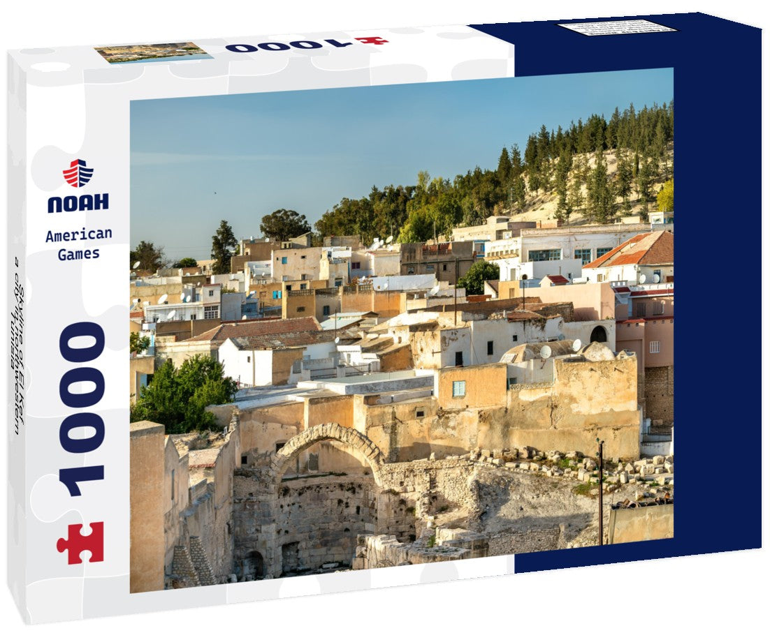 Noah Jigsaw Puzzle Skyline of El Kef, a city in northwestern Tunisia 1000 pieces