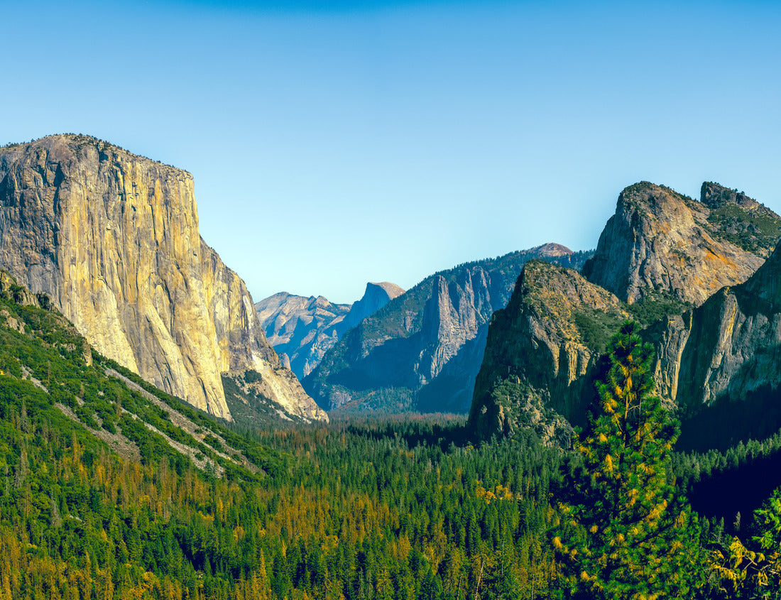 Noah Jigsaw Puzzle Classic Valley view in Yosemite National Park, California. The must-go attraction for tourists visiting California. Half dome 1000 pieces