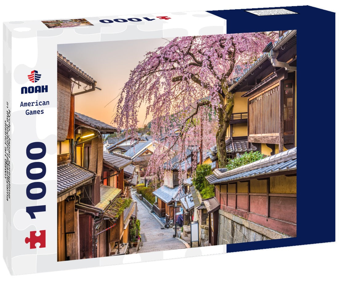 Noah Jigsaw Puzzle Kyoto, Japan springtime in the historic Higashiyama district art dawn 1000 pieces