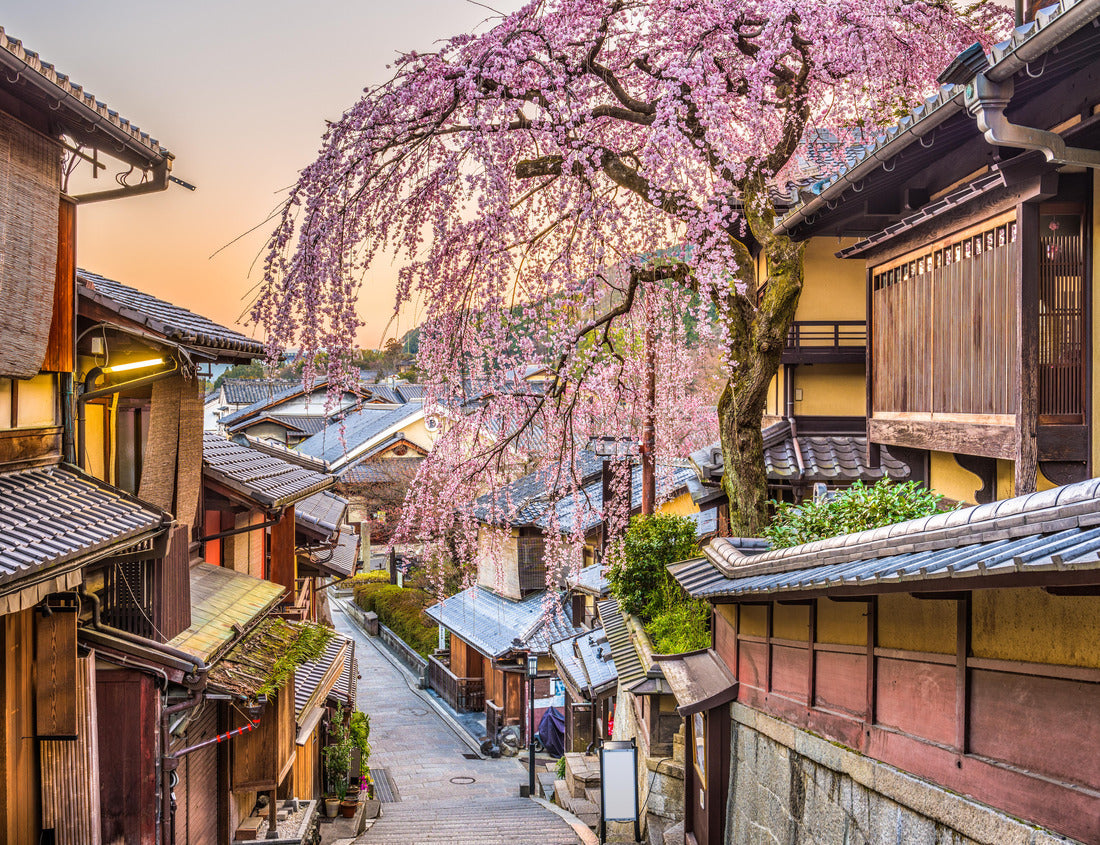 Noah Jigsaw Puzzle Kyoto, Japan springtime in the historic Higashiyama district art dawn 1000 pieces