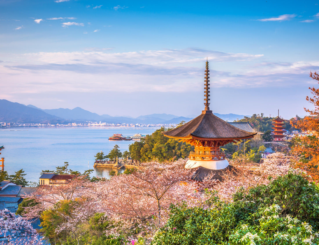 Noah Jigsaw Puzzle Miyajima, Hiroshima, Japan spring landscape 1000 pieces