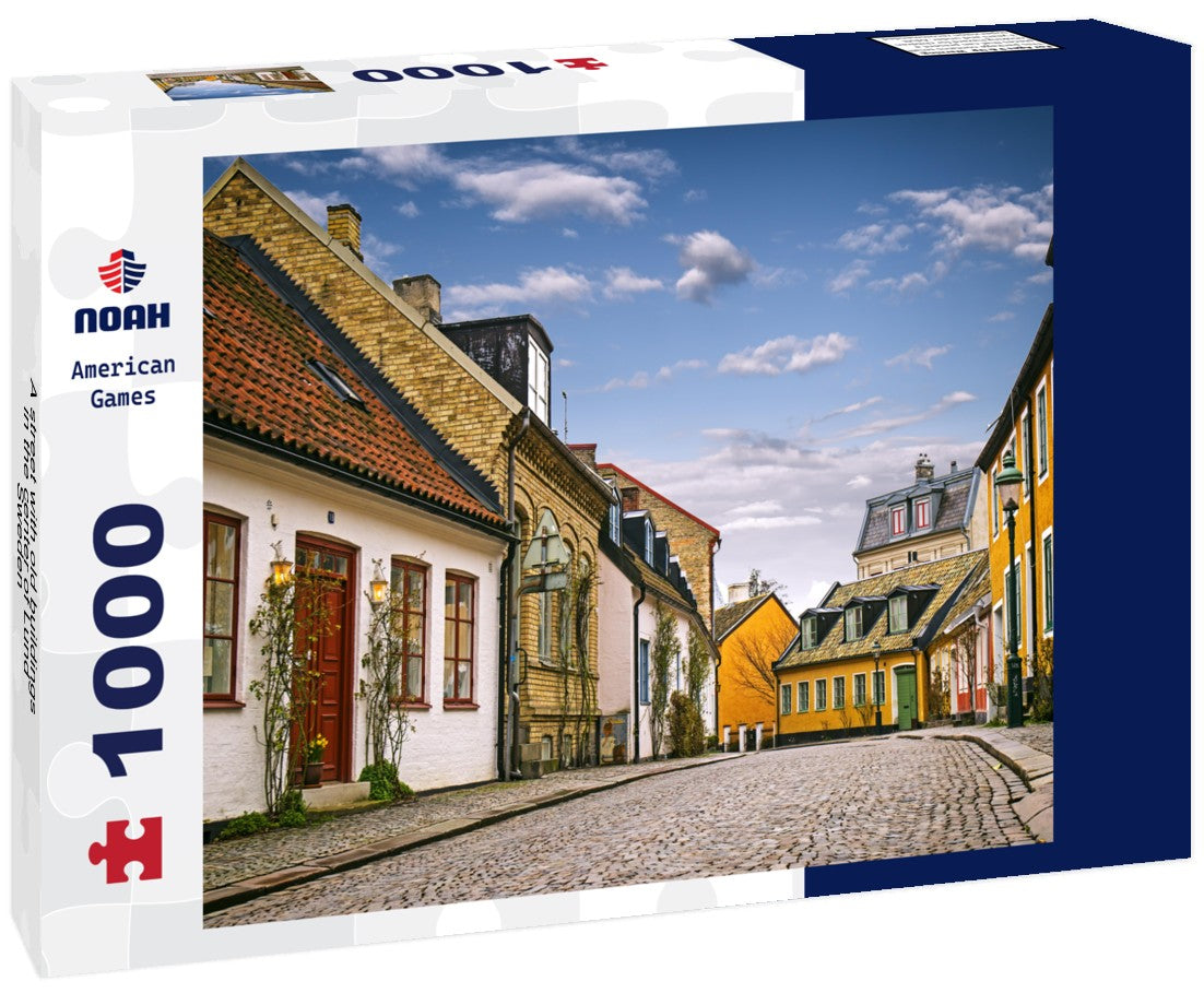 Noah Jigsaw Puzzle A street with old buildings in the center of Lund, Sweden 1000 pieces