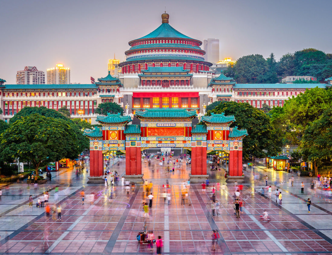 Noah Jigsaw Puzzle Chongqing, China at Great Hall of the People and People's Square 1000 pieces