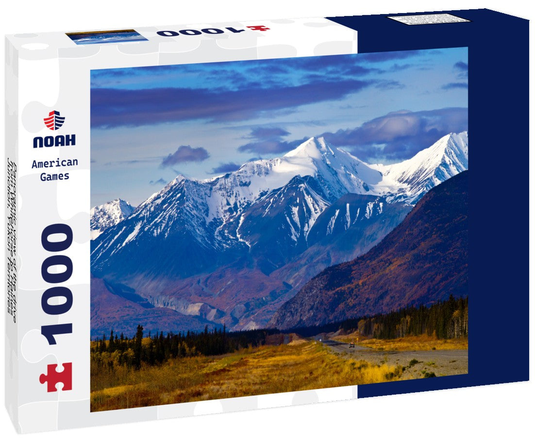 Noah Jigsaw Puzzle Panoramic view of the drive from Whitehorse to Haines Junction, Yukon Territories, Canada 1000 pieces