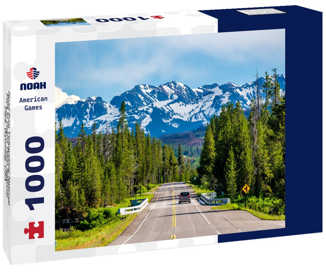 Noah Jigsaw Puzzle Road from Yellowstone National Park to Grand Teton National Park, Wyoming, USA 1000 pieces