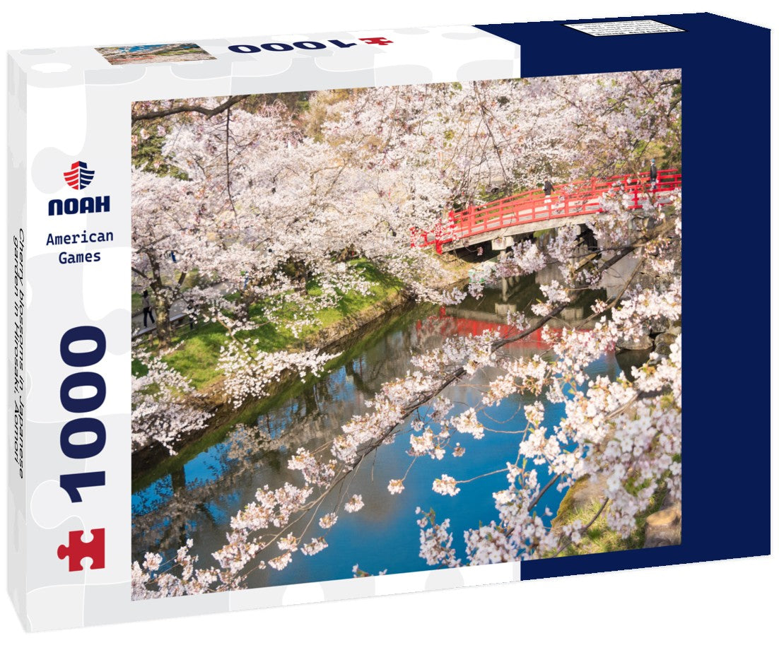 Noah Jigsaw Puzzle Cherry blossoms in Japanese garden in Hirosaki, Aomori 1000 pieces