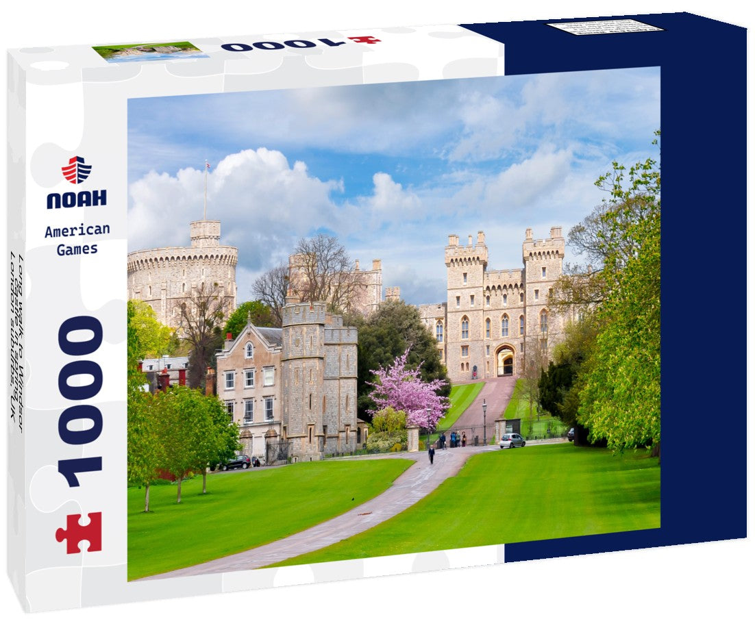 Noah Jigsaw Puzzle Long walk to Windsor castle in spring, London suburbs, UK 1000 pieces
