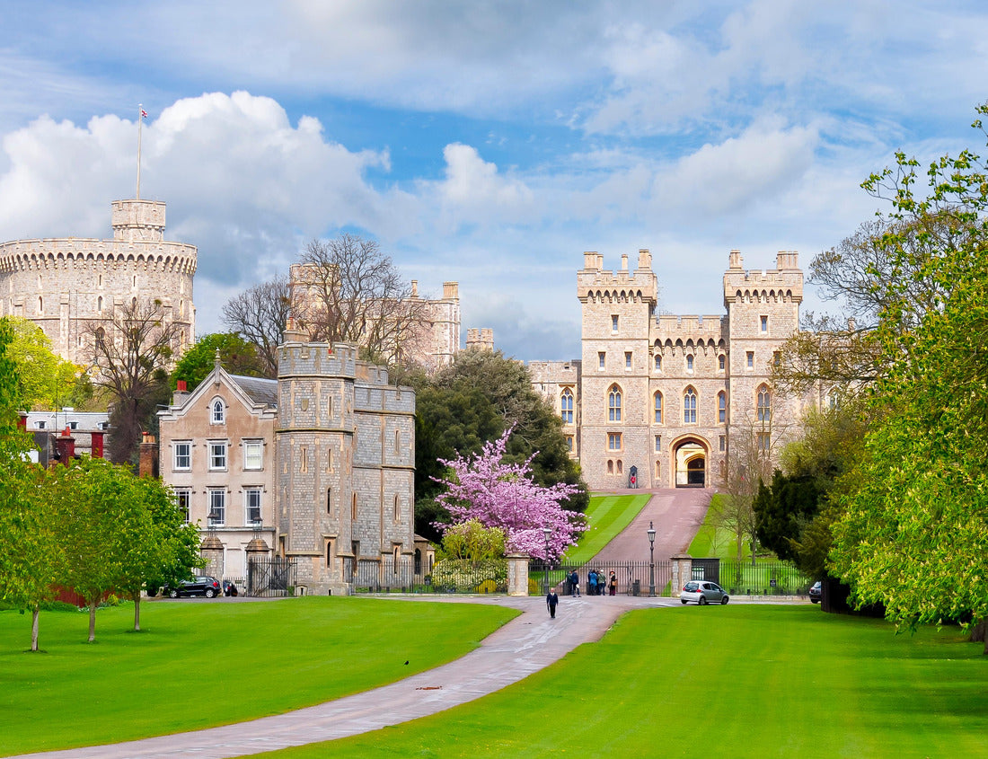 Noah Jigsaw Puzzle Long walk to Windsor castle in spring, London suburbs, UK 1000 pieces