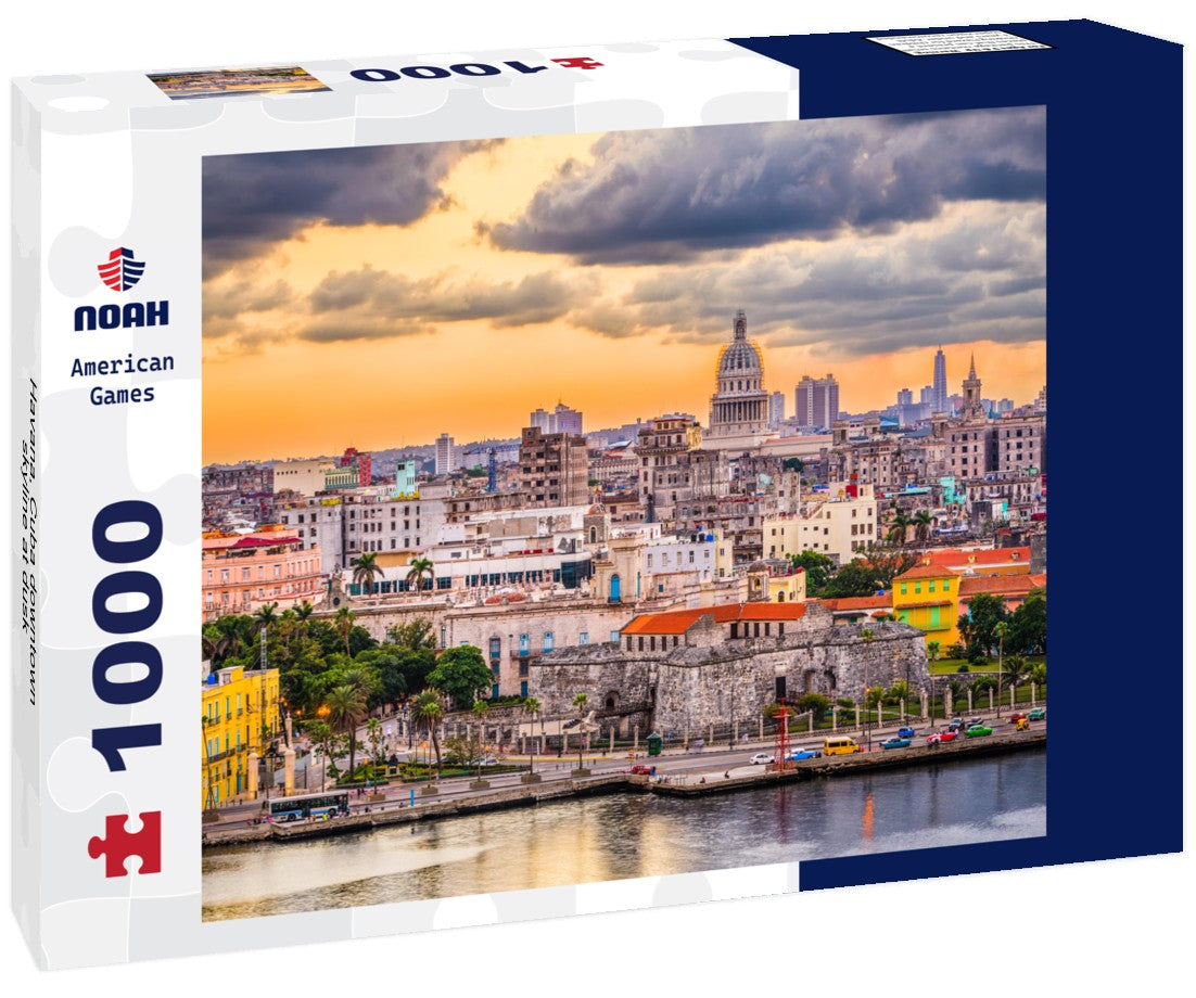 Noah Jigsaw Puzzle Havana, Cuba downtown skyline at dusk 1000 pieces