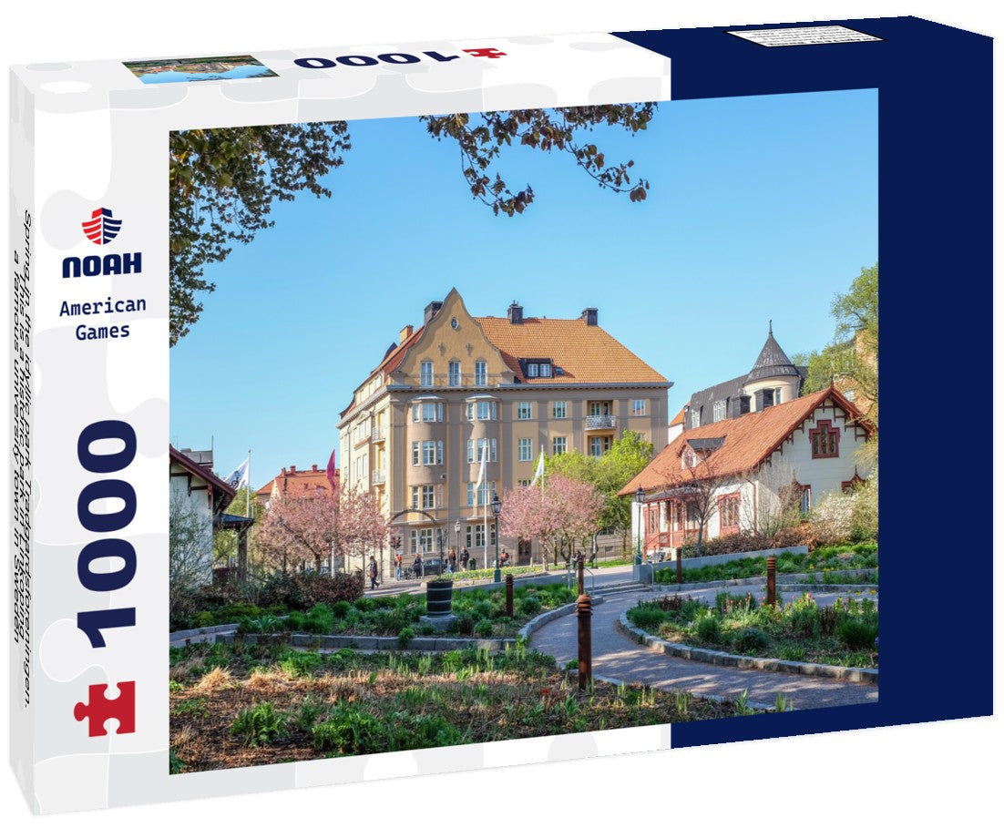 Noah Jigsaw Puzzle Spring in the idyllic park Tradgardsforeningen. This is a historic park in Linkoping, a famous university town in Sweden 1000 pieces