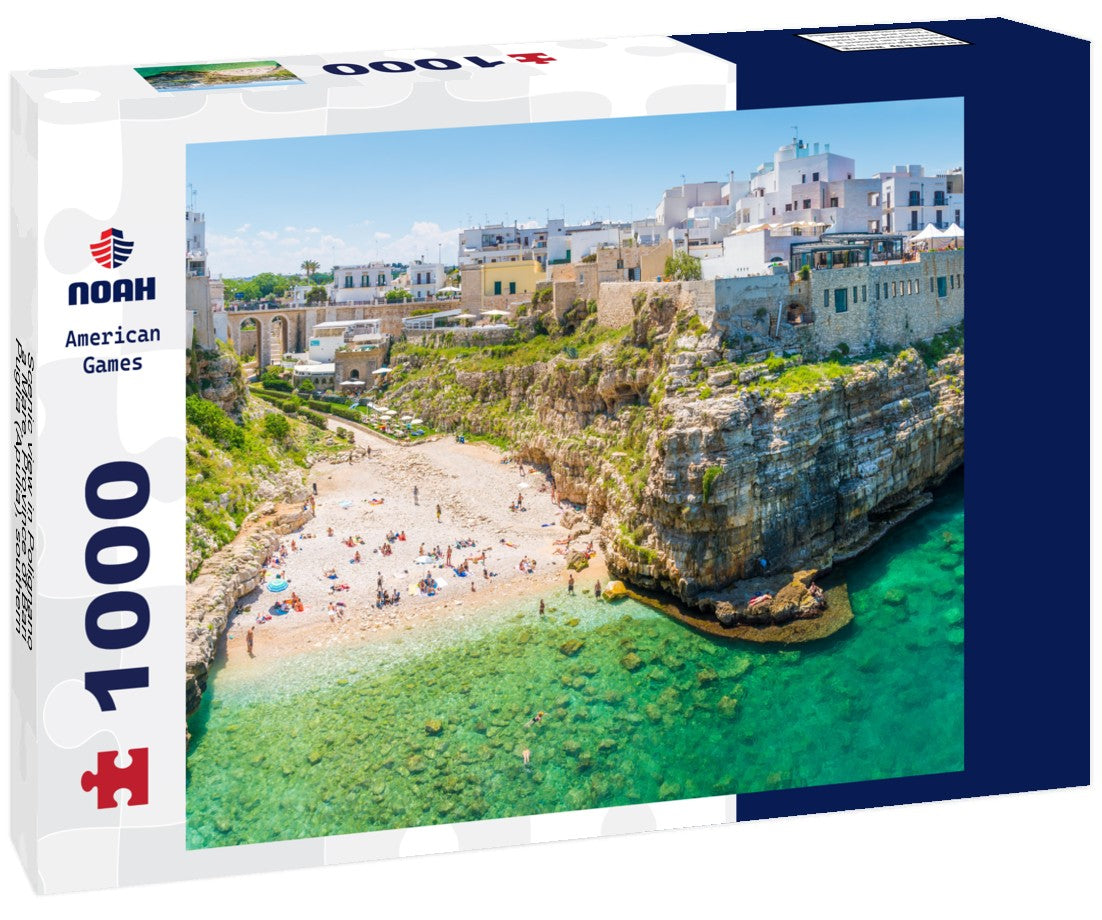 Noah Jigsaw Puzzle Scenic view in Polignano a Mare, Province of Bari, Puglia (Apulia), southern Italy 1000 pieces