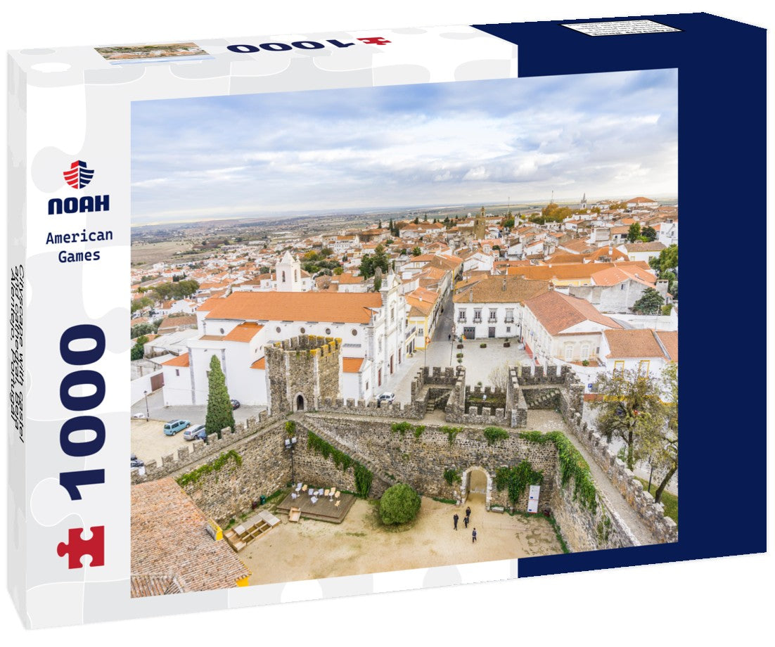 Noah Jigsaw Puzzle Cityscape with castel and cathedral, Beja, Alentejo, Portugal 1000 pieces
