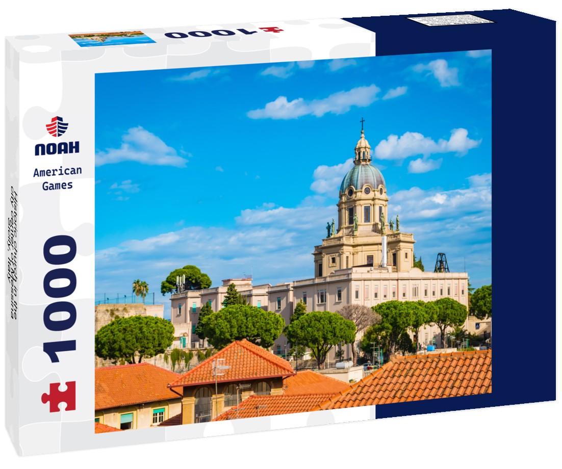 Noah Jigsaw Puzzle Historic church in the city center of Messina, Sicily, Italy 1000 pieces