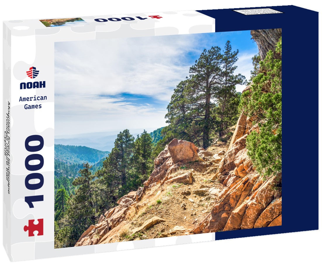 Noah Jigsaw Puzzle Mountain forest landscape, Troodos nature trail, Cyprus 1000 pieces
