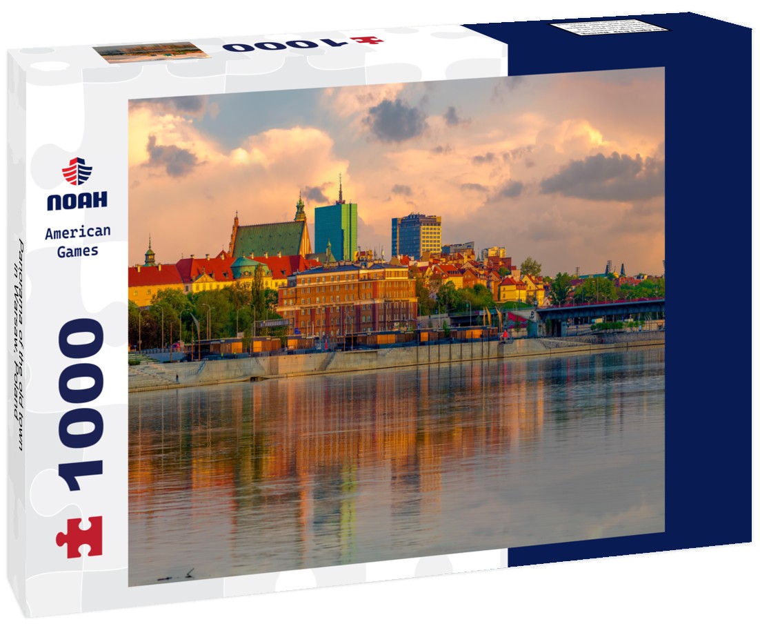 Noah Jigsaw Puzzle Panorama of the old town in Warsaw, Poland 1000 pieces