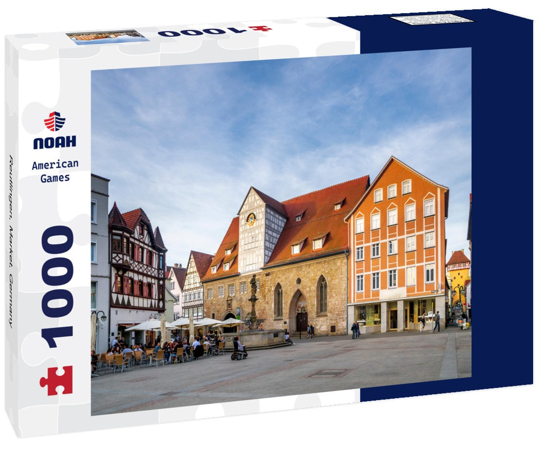 Noah Jigsaw Puzzle Reutlingen, Market, Germany 1000 pieces