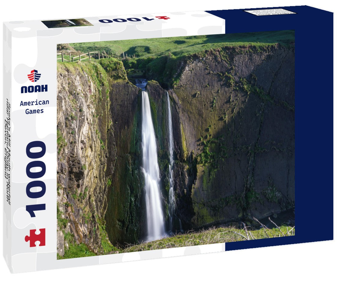 Noah Jigsaw Puzzle Speke's Mill Mouth waterfall near Hartland Quay in North Devon, England 1000 pieces