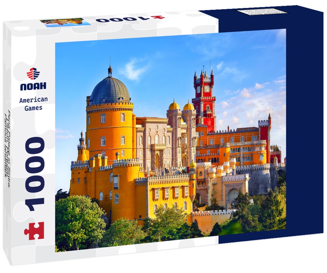 Noah Jigsaw Puzzle Pena Palace in Sintra. Lisbon, Portugal. Famous landmark 1000 pieces