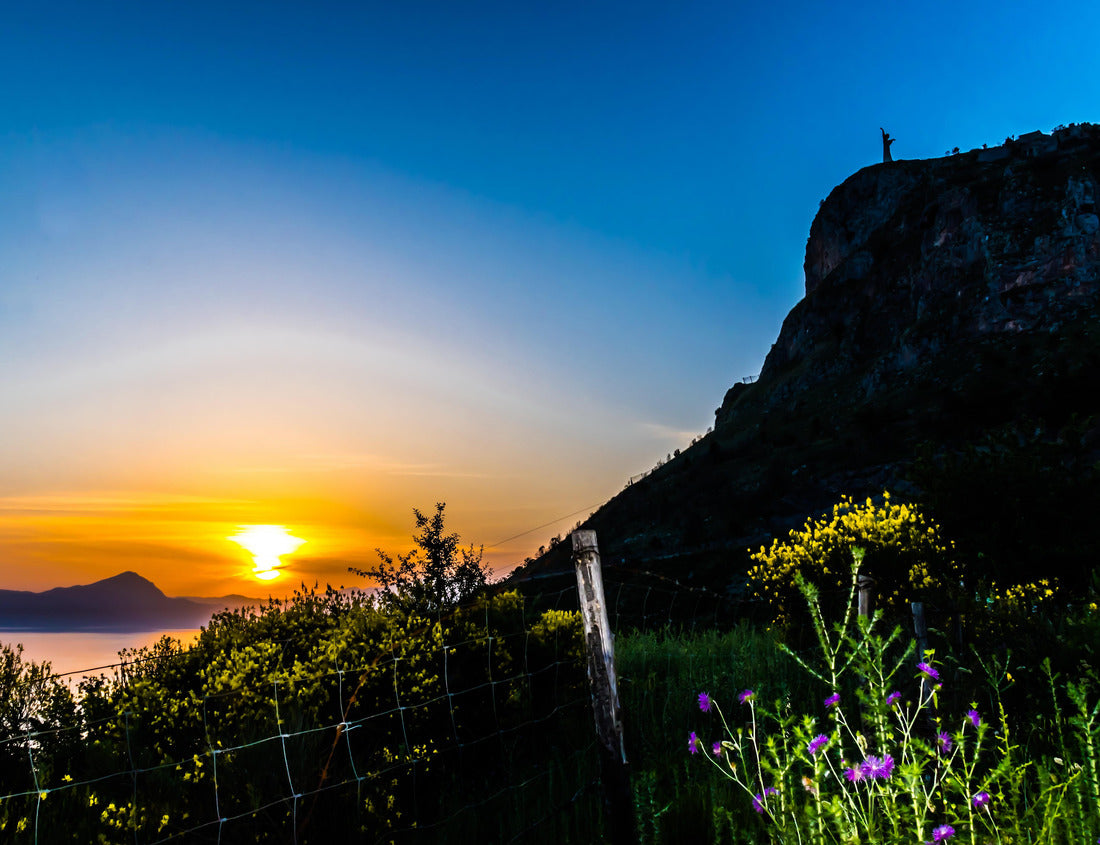 Noah Jigsaw Puzzle A wonderful sunset on in the bay of Maratea with a view of the mountain San Biagio in June 1000 pieces