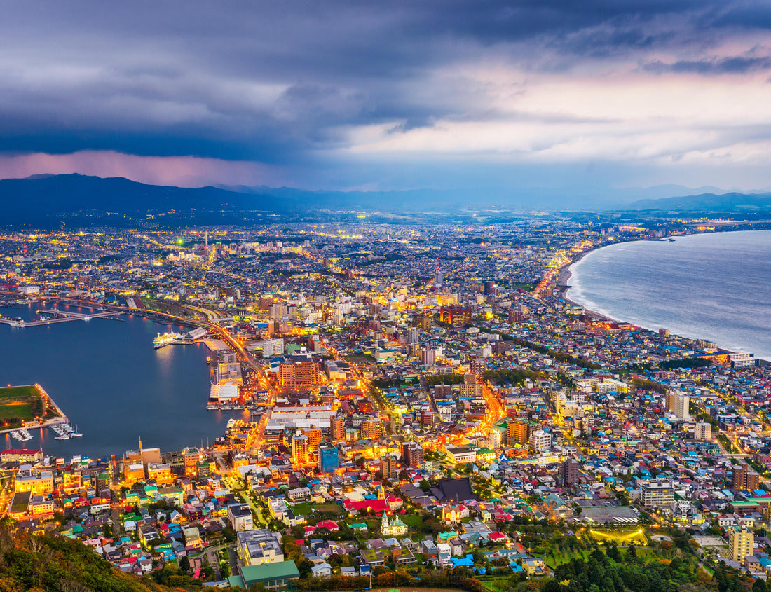 Noah Jigsaw Puzzle Hakodate, Hokkaido, Japan city skyline from Mt. Hakodate at dusk 1000 pieces