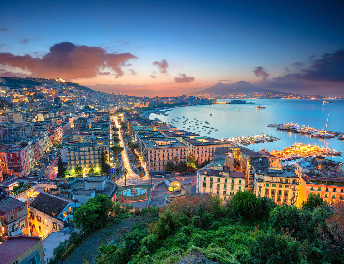 Noah Jigsaw Puzzle Naples, Italy. Aerial view of Naples, Campania, Italy at sunrise 1000 pieces