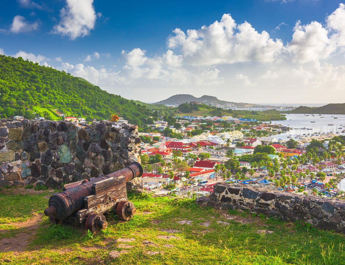 Noah Jigsaw Puzzle Marigot, Saint Martin town skyline from Fort Louis in the Caribbean 1000 pieces