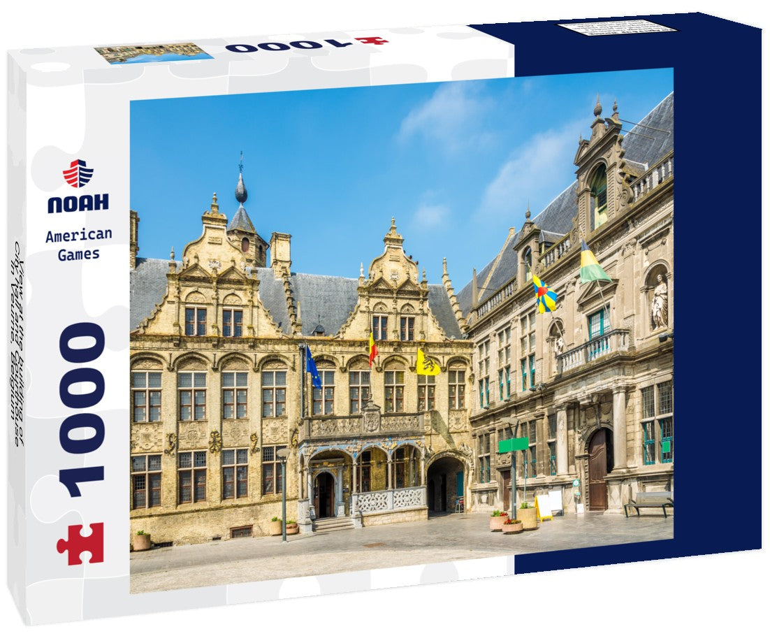 Noah Jigsaw Puzzle View at the building of City hall and Courthouse in Veurne, Belgium 1000 pieces