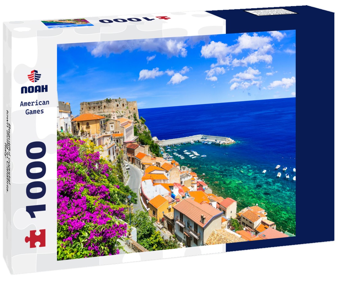 Noah Jigsaw Puzzle Beautiful coastal town Scilla in Calabria. Italy 1000 pieces