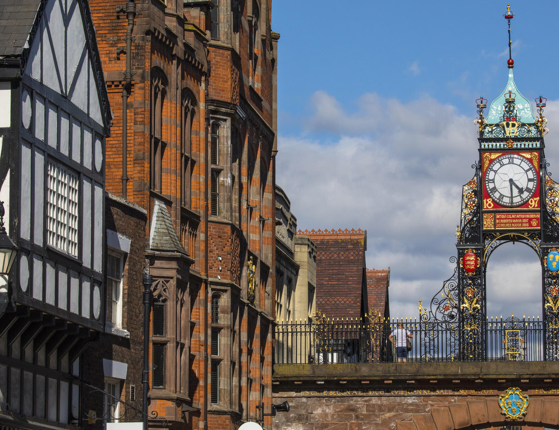Noah Jigsaw Puzzle A view of the elegant Eastgate Clock in the historic city of Chester in Cheshire, UK 1000 pieces
