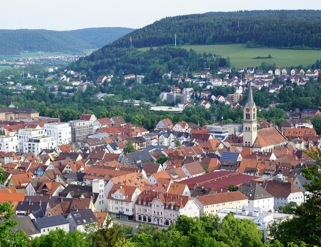 Noah Jigsaw Puzzle City Tuttlingen in south Germany in summer time 1000 pieces