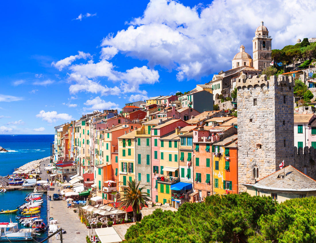 Noah Jigsaw Puzzle Beautiful coastal town of Portovenere in Cinque Terre National Park, Liguria, Italy 1000 pieces